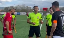 Hakemin futbolcuya söylediği şey maçın önüne geçti!