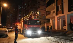 Niğde'de apartman dairesinde yangın paniği