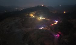 Ordu'da taş ocağı şantiyesinde göçük