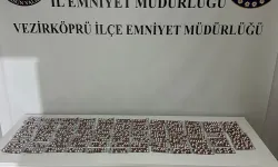 Samsun'da bir araçta bin 308 adet uyuşturucu hap ele geçirildi