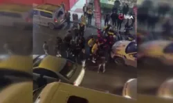 Asker eğlencesi konvoyunda polisle tartıştılar