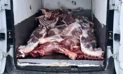 6,1 ton kaçak ve bozulmuş et ele geçirildi: 3 gözaltı
