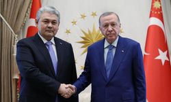 Erdoğan, Yermek Koşerbayev'i kabul etti