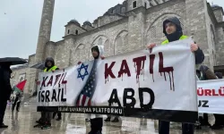 İsrail ve ABD'ye yönelik protesto yürüyüşü yapıldı!