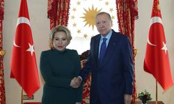 Cumhurbaşkanı Erdoğan, Rusya Federasyon Konseyi Başkanı Matviyenko'yu kabul etti