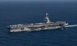 ABD uçak gemisi USS Gerald R. Ford'un, onarım çalışmaları tamamlandı