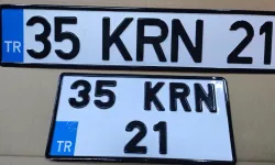 Sahte plaka basan şahıs yakalandı