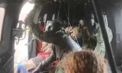 MSB: Artvin'de dağlık arazide yaralanan vatandaşımız helikopterle Erzurum'a ulaştırıldı
