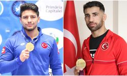 Murat Fırat ve Cengiz Arslan, Avrupa Güreş Şampiyonası'nda yarı finale yükseldi