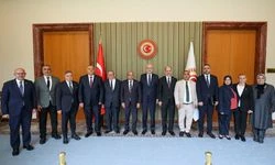 TBMM Başkanı Kurtulmuş, Cezayir Meclisi heyetini kabul etti