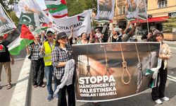 İsrail'in Küresel Sumud Filosu'na saldırısı İsveç'te protesto edildi