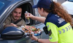 Otoyol jandarması bayram tatilinde de görev başında