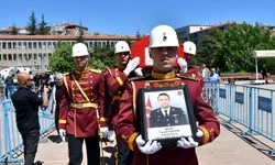 Ankara'da trafik kazasında şehit olan Jandarma Astsubay Üstçavuş Ergün, Kırıkkale'de son yolculuğuna uğurlandı