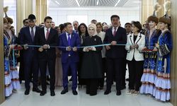 Emine Erdoğan, Kazakistan'da Sıfır Atık Eğitim Laboratuvarı'nın açılışını yaptı