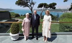 Cumhurbaşkanı Erdoğan, Belçika Kraliçesi Mathilde'yi kabul etti