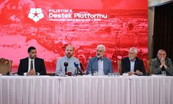 Filistin'e Destek Platformu, çalışmalarını uluslararası basına anlattı