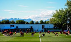 A Milli Futbol Takımı, Kanada'daki ilk idmanını yaptı