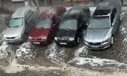 Ardahan'da sağanak ve dolu