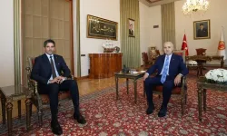 TBMM Başkanı Kurtulmuş, Katar'ın Ankara Büyükelçisi Al-Henzab'ı Meclis'te kabul etti