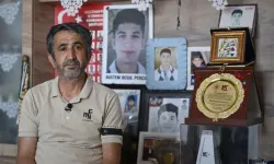 Şehit babası Perçin'in tek tesellisi göklerde dalgalanan "Türk bayrağı"
