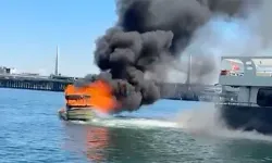 İstanbul'da teknede çıkan yangın söndürüldü