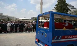 Ankara'da kaza kırıma uğrayan helikopterde hayatını kaybeden pilot son yolculuğuna uğurlandı