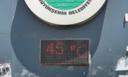 Şanlıurfa'da termometreler 45 dereceyi gösterdi