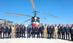Türkiye tarafından gönderilen yangın söndürme helikopteri, KKTC'ye teslim edildi