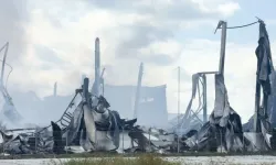 Rusya'nın Orenburg bölgesindeki Ozon deposunda İHA saldırısı sonucu yangın çıktı