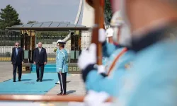 Cumhurbaşkanı Erdoğan, Avusturya Başbakanı Stocker'i resmi törenle karşıladı