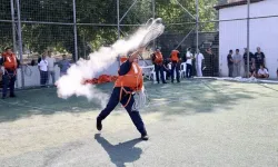 "TEKNOFEST Mavi Vatan"da El İncesi Atma Yarışması yarı final müsabakaları yapıldı