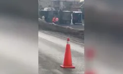 Büyükçekmece'de servis otobüsünün devrildiği kazada 15 kişi yaralandı