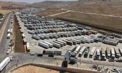 Cilvegözü Sınır Kapısı'nda inşası tamamlanan tır parkı hizmete alındı