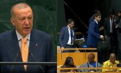 Cumhurbaşkanı Erdoğan konuşurken salondan ayrıldılar!