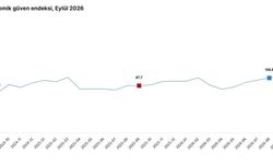 Ekonomik güven endeksi eylülde yüzde 0,7 artarak 101,3 oldu
