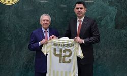 Fenerbahçe Başkanı Aziz Yıldırım, Çevre ve Şehircilik Bakanı Murat Kurum'u ziyaret etti