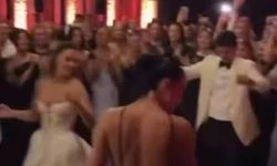 Dua Lipa, kuzeninin düğününde dans etti... İşte o anlar!
