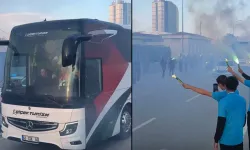 Filistin Millî Takımı, Konya’da meşalelerle karşılandı... İşte o anlar!