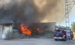 Ambalaj deposunda yangın çıktı