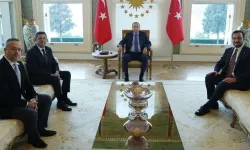 Cumhurbaşkanı Erdoğan, Çekmeköy Belediye Başkanı Çerkez'i ve Şile Belediye Başkan Vekili Terzi'yi kabul etti
