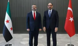 MİT Başkanı Kalın, Suriye Dışişleri Bakanı Şeybani ile Ankara'da görüştü