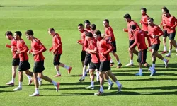 A Milli Takım'dan İtalya maçı öncesi son idman!