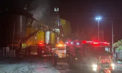 Yağ fabrikasında çıkan yangın kontrol altına alındı