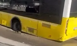 Maltepe'de yol çökmesi: İETT otobüsü çukura düştü!