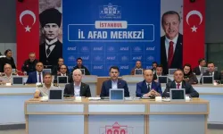 İstanbul'da Afet Koordinasyon Toplantısı düzenlendi