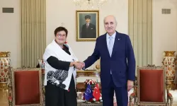 TBMM Başkanı Kurtulmuş, AKPM Başkanı Bayr’ı kabul etti