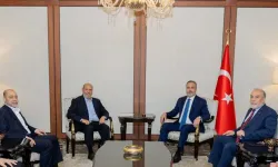 Hakan Fidan, Hamas lideri Hayye ve beraberindeki heyetle görüştü