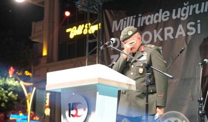 15 Temmuz gazisi Tümgeneral hem ağladı, hem de ağlattı