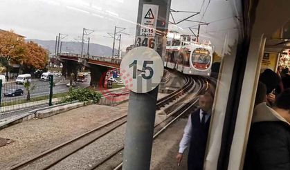 Samsun'da tren yokuşu çıkamadı: Yolcuları korkutan anlar