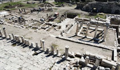 "Gladyatörler kenti"nin ana caddesinde kazı çalışmaları başlatıldı